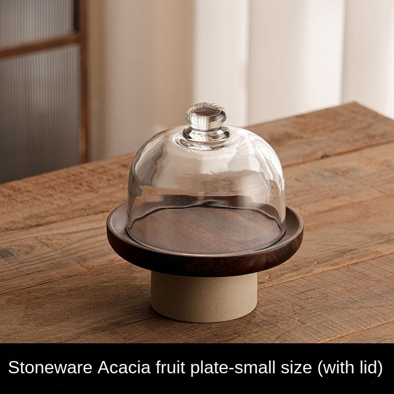 Acacia Wood Cake & Fruit Stand