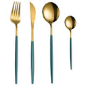 Portuguese Gold Cutlery 4-Piece Set