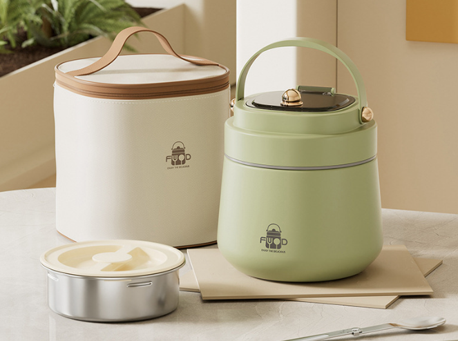 Thermal Lunch Box & Carry Set