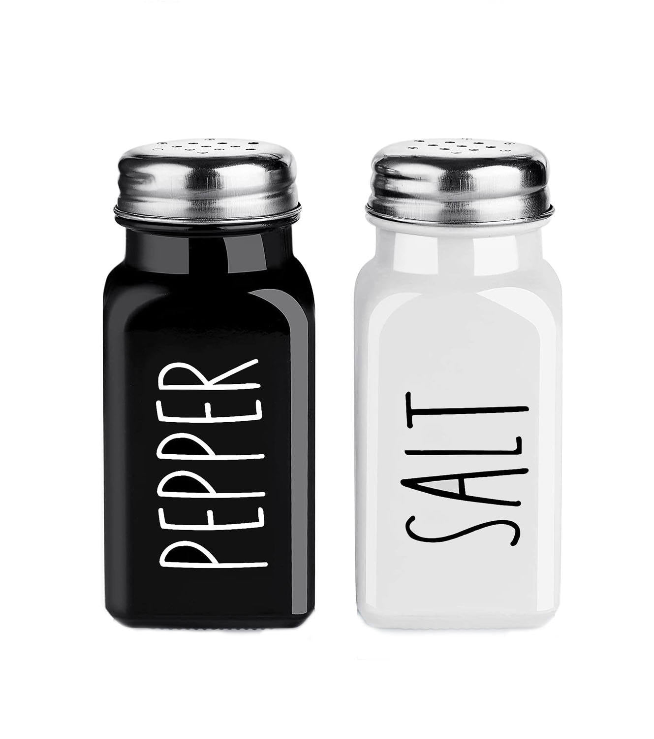 Black & White Seasoning Jar Set
