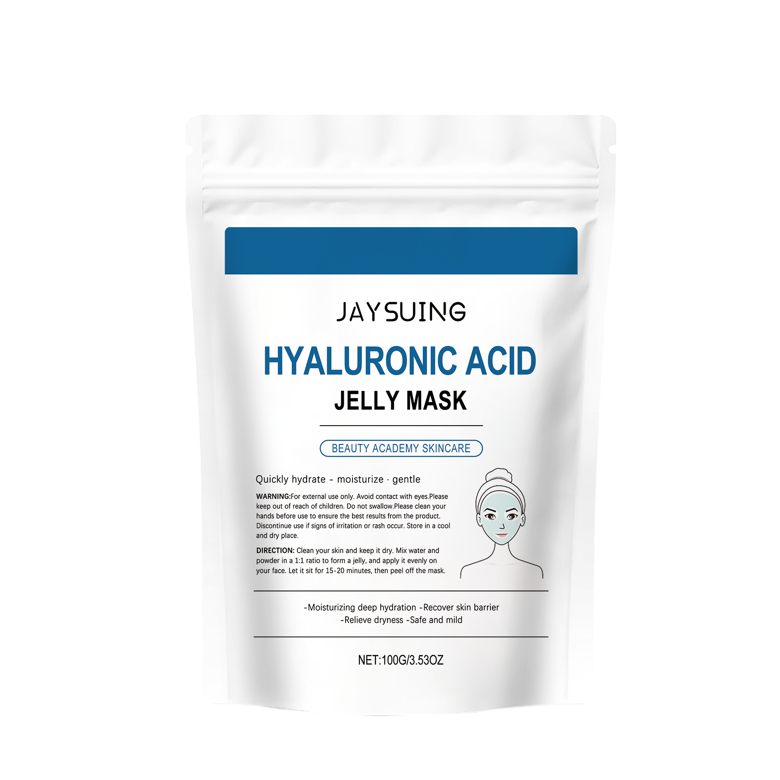 Hyaluronic Acid Jelly Mask – 100g