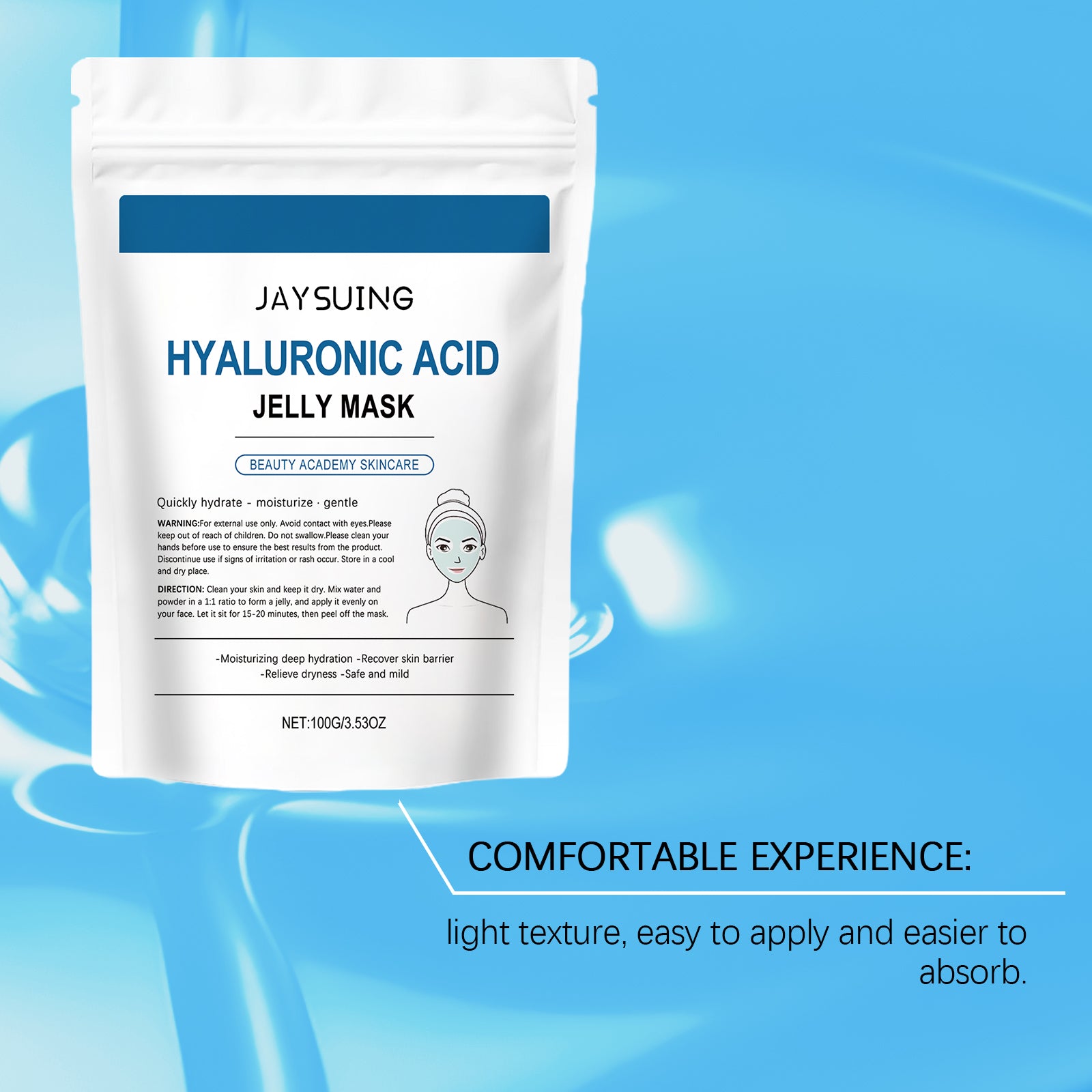 Hyaluronic Acid Jelly Mask – 100g