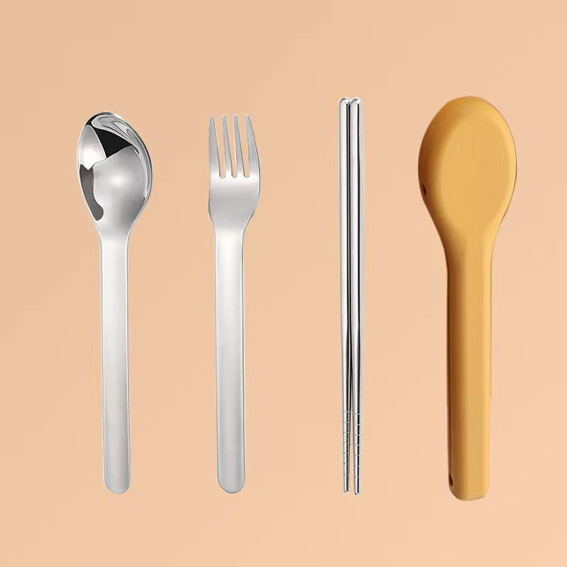 Silicone Handle Cutlery Set
