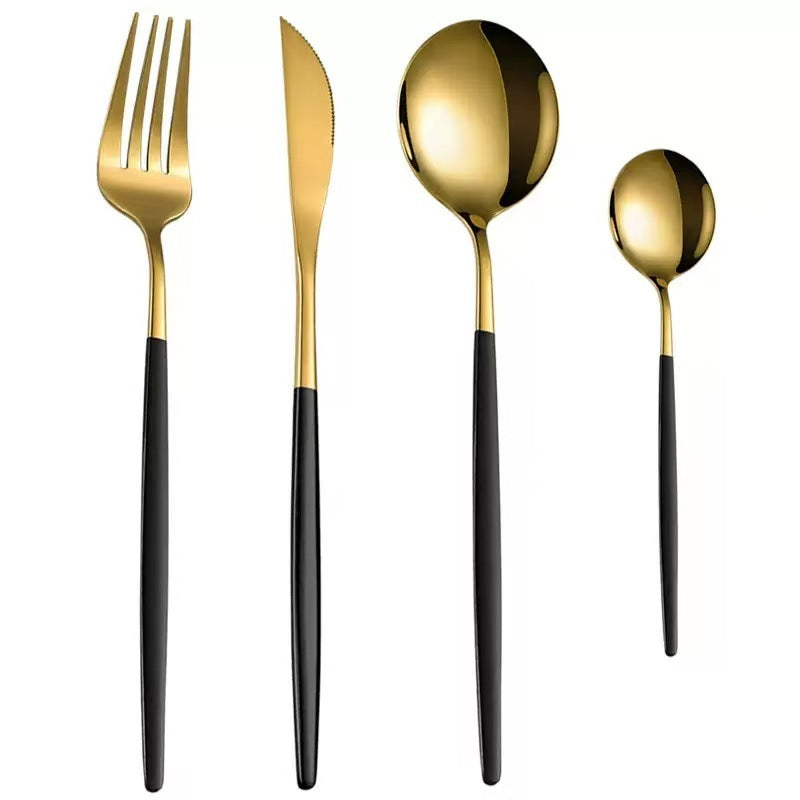 Portuguese Gold Cutlery 4-Piece Set