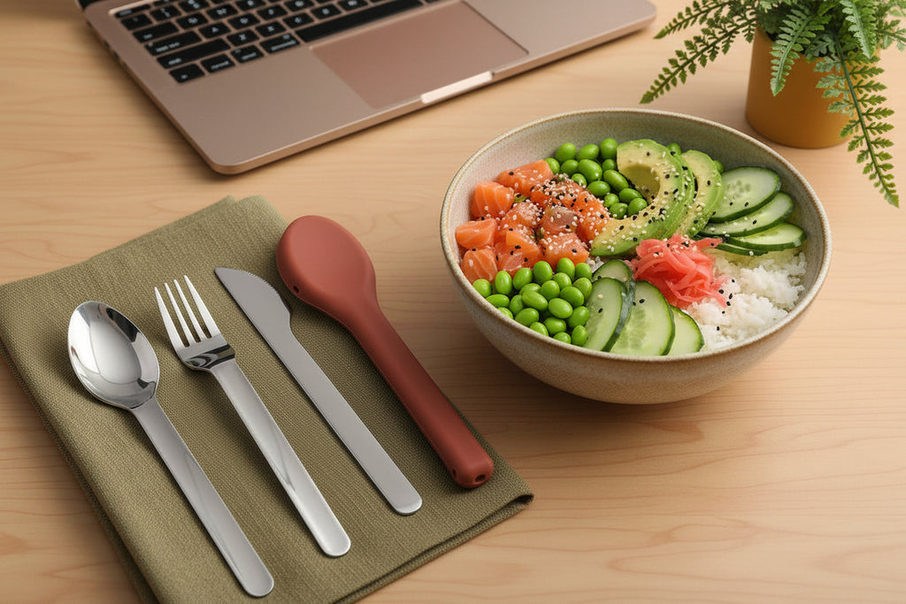 Silicone Handle Cutlery Set