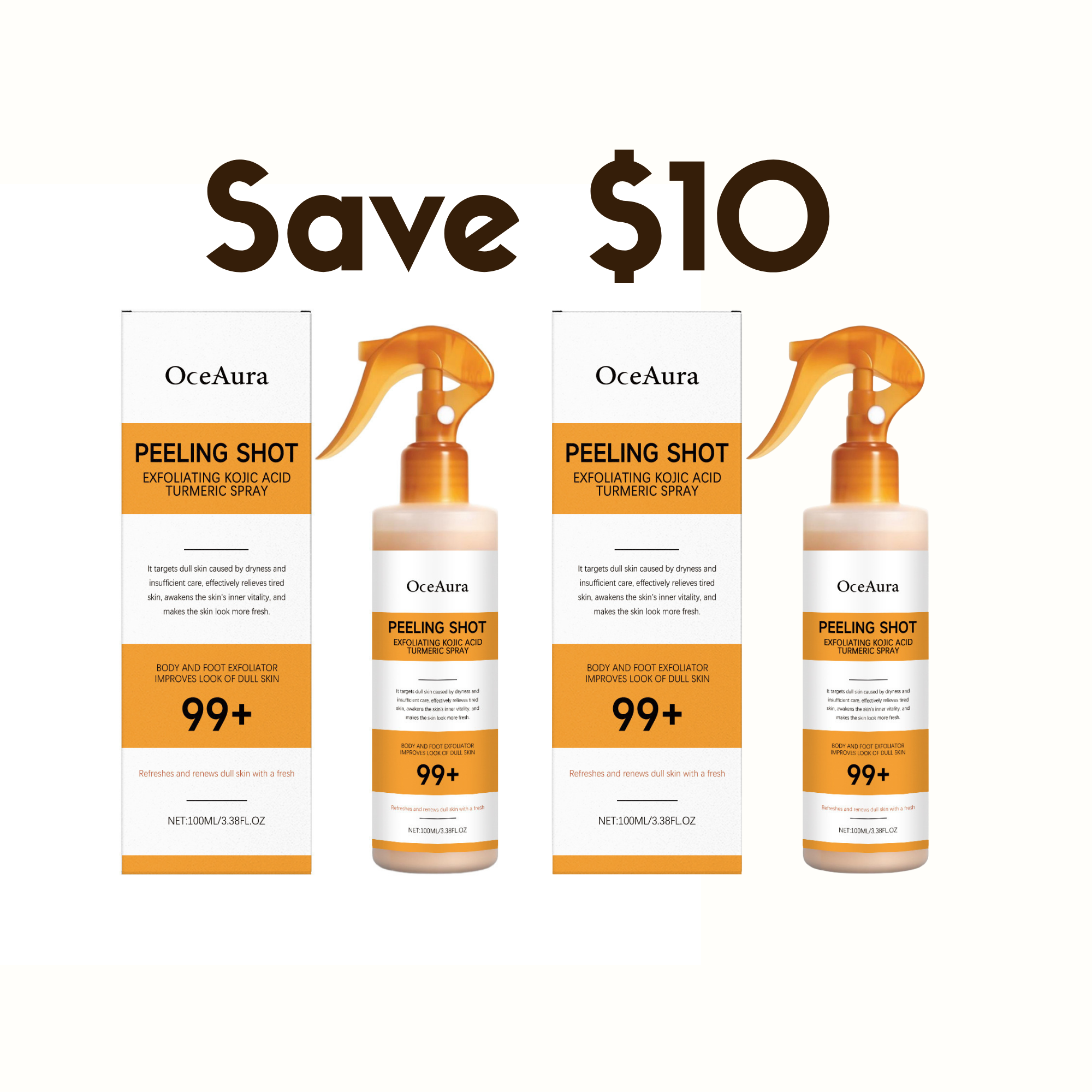 Kojic Acid & Turmeric Clarifying Spray – 100ml