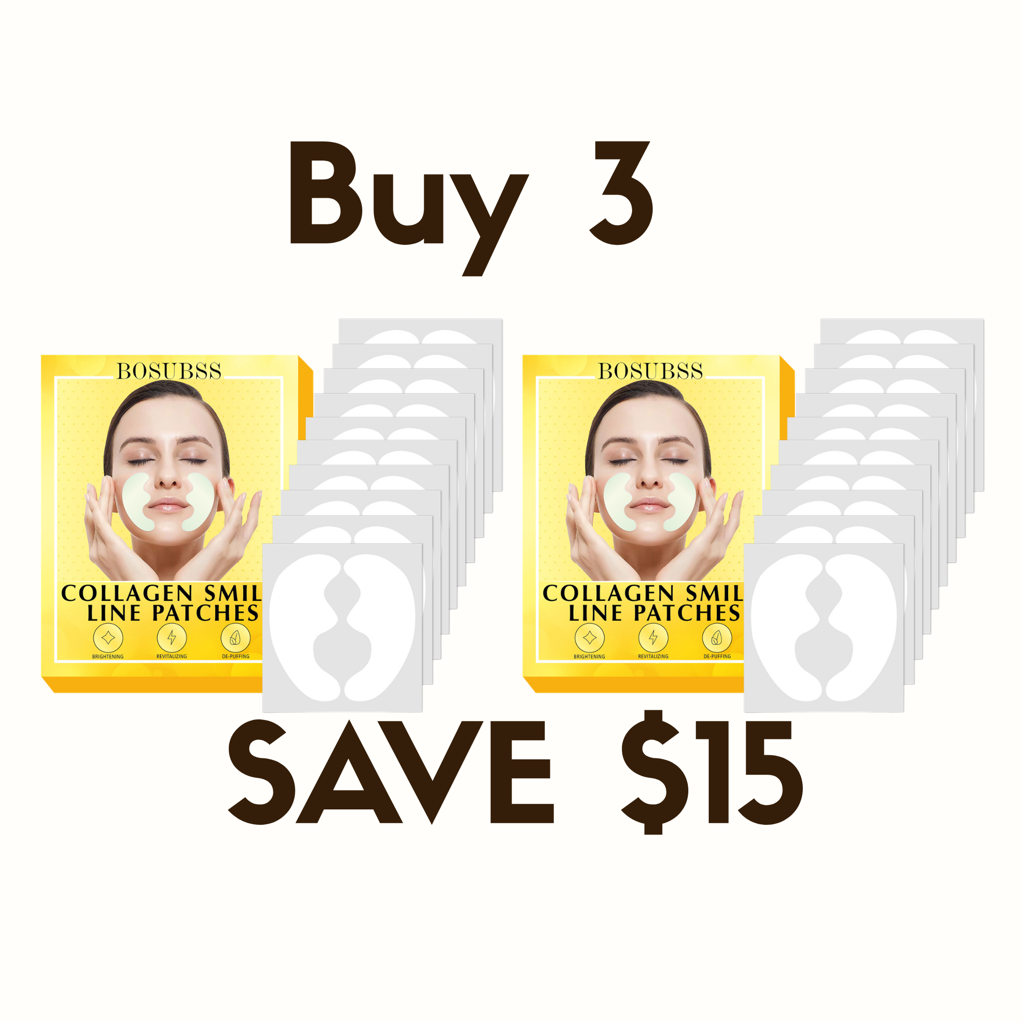 Collagen Smile Line Patches – 10 Pack