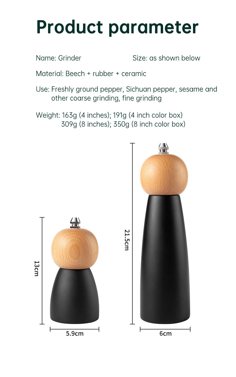 Wooden Pepper Grinder Mill