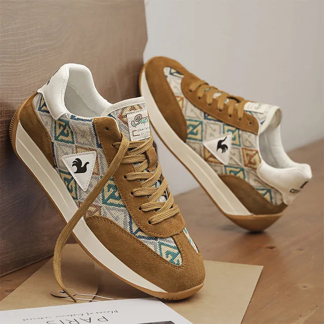 Retro Platform Sneakers