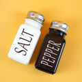 Black & White Seasoning Jar Set