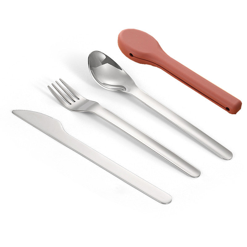 Silicone Handle Cutlery Set