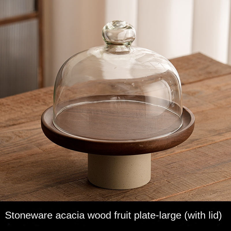 Acacia Wood Cake & Fruit Stand