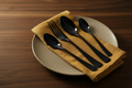 Titanium Black Cutlery Set