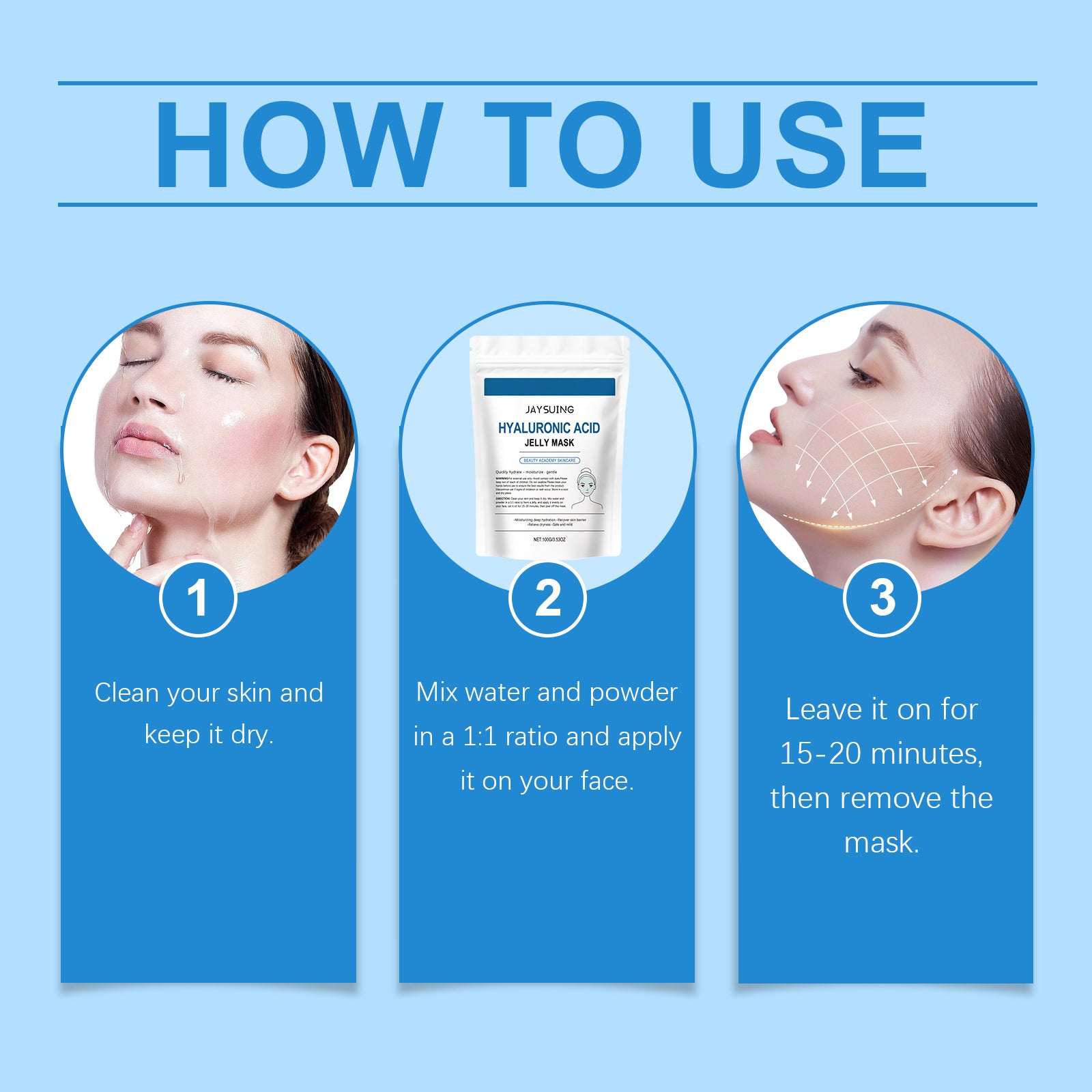 Hyaluronic Acid Jelly Mask – 100g
