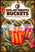 Kool-Aid Pineapple Buckets
